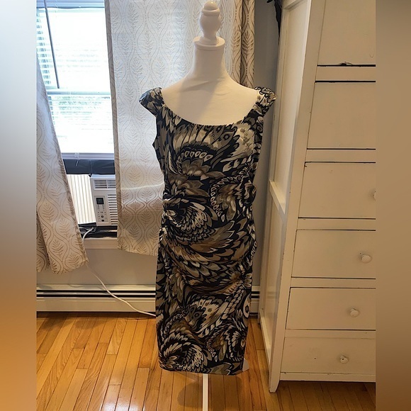London Times Dresses & Skirts - London Times Satin Midi Dress Size 14
